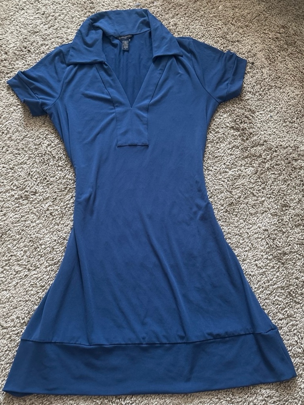 Banana Republic Blue Polo Tunic Dress Top